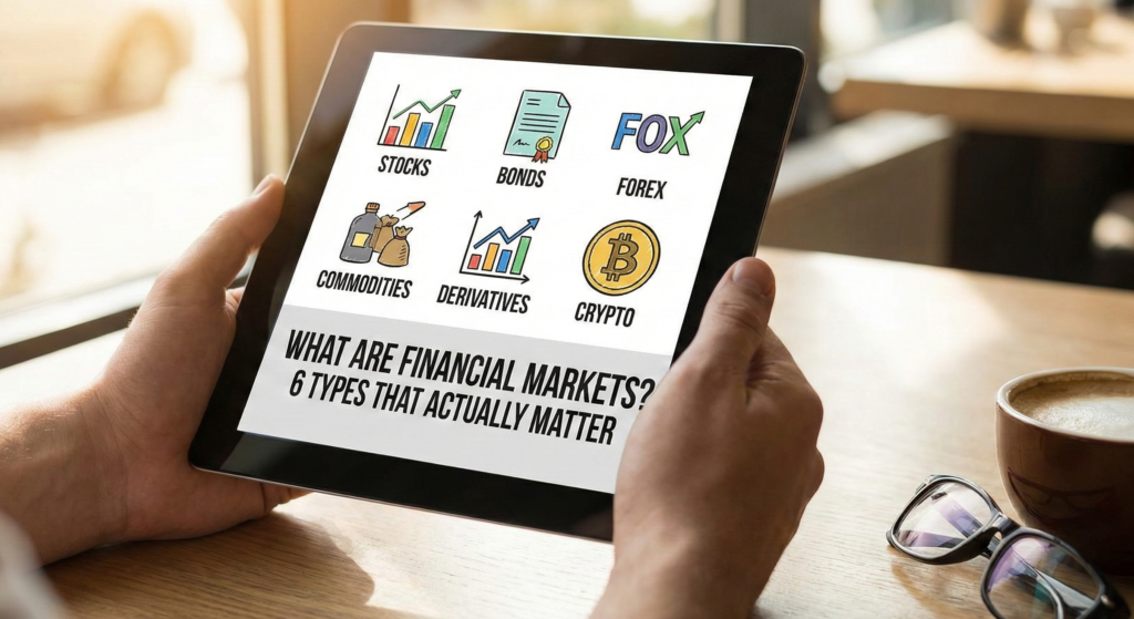 What are financial markets 6 types explained for beginners