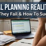 Diagram showing why financial planning often fails in real life situations