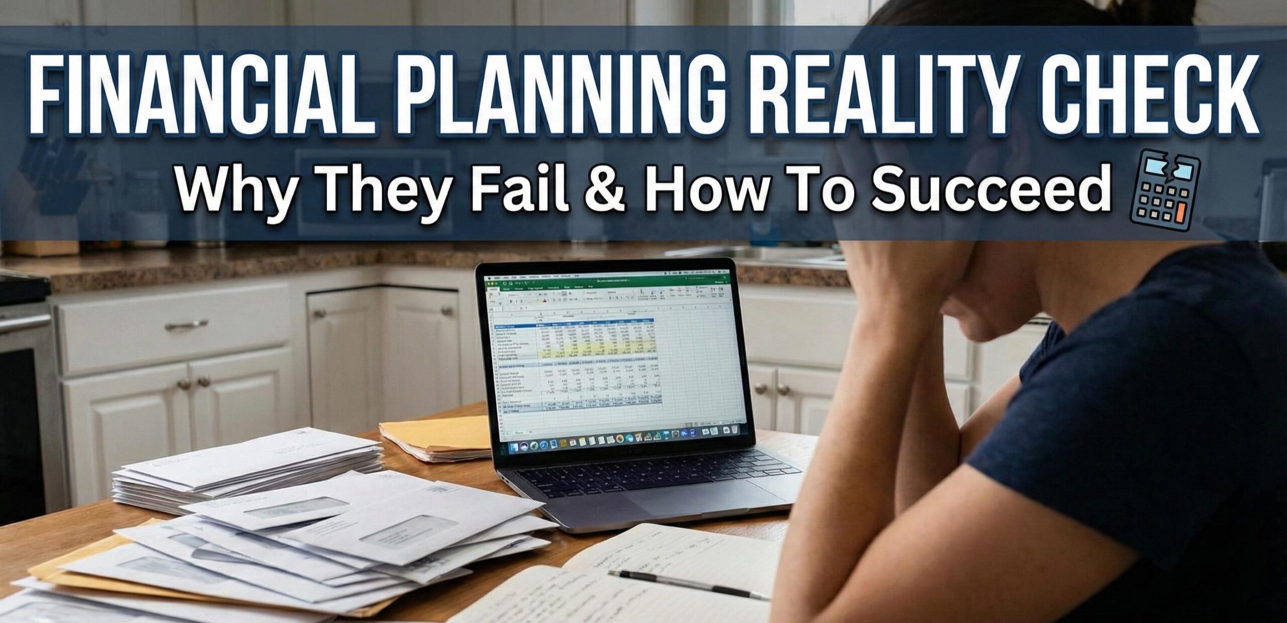 Diagram showing why financial planning often fails in real life situations